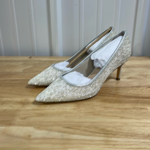 Nina Nikki YM Silver Mesh Size 8.5 - Picture 2 of 5